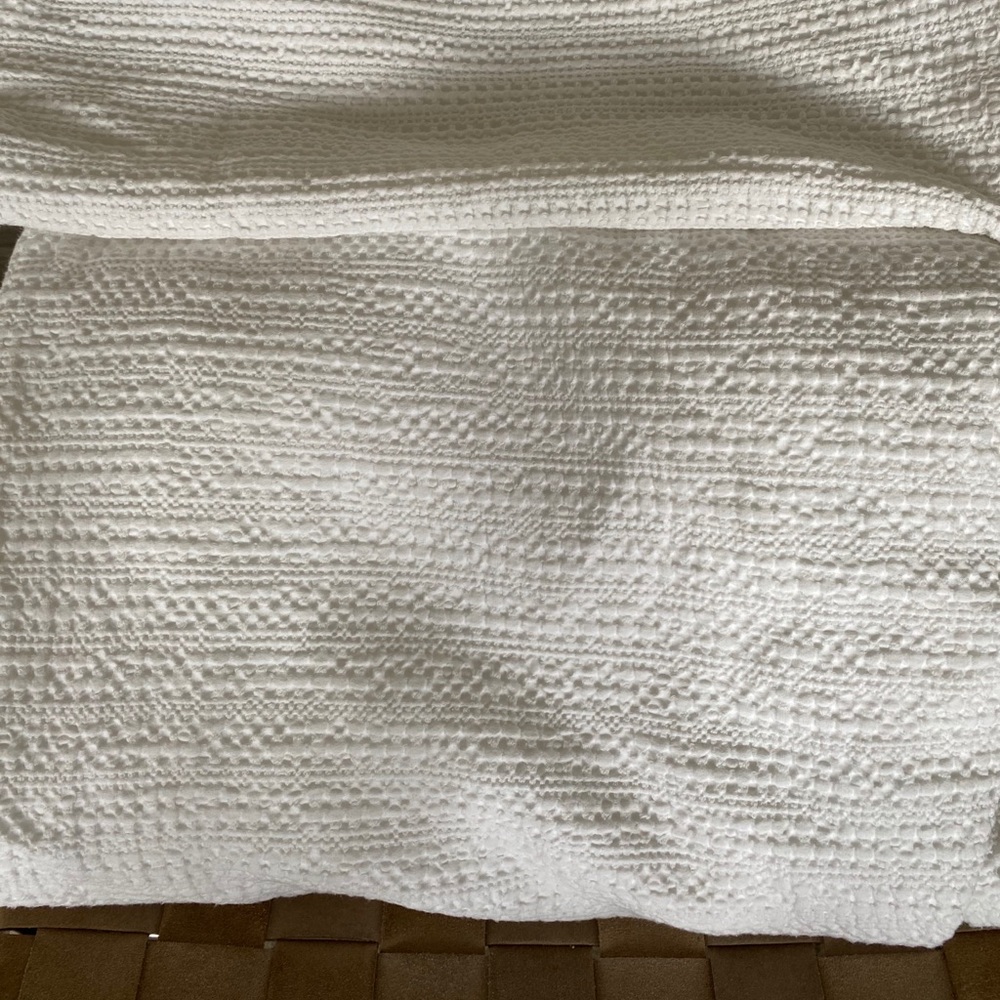 Pottery Barn Honeycomb Cotton Duvet Cover & Sham